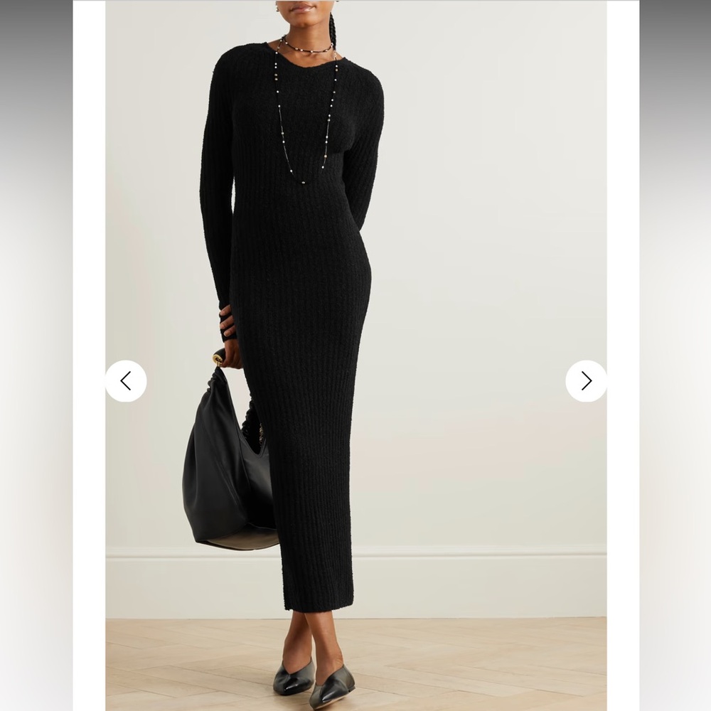 Toteme Ribbed wool Blend maxi dress